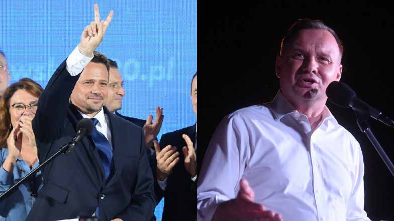 Rafał Trzaskowski i Andrzej Duda zmierzą się w II turze wyborów prezydenckich