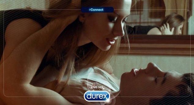 Przycisk „Wyłącz” zbliża pary w reklamie Durex