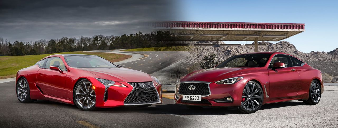 Infiniti Q60 Coupé vs Lexus LC 500 - starcie dwóch japońskich premier