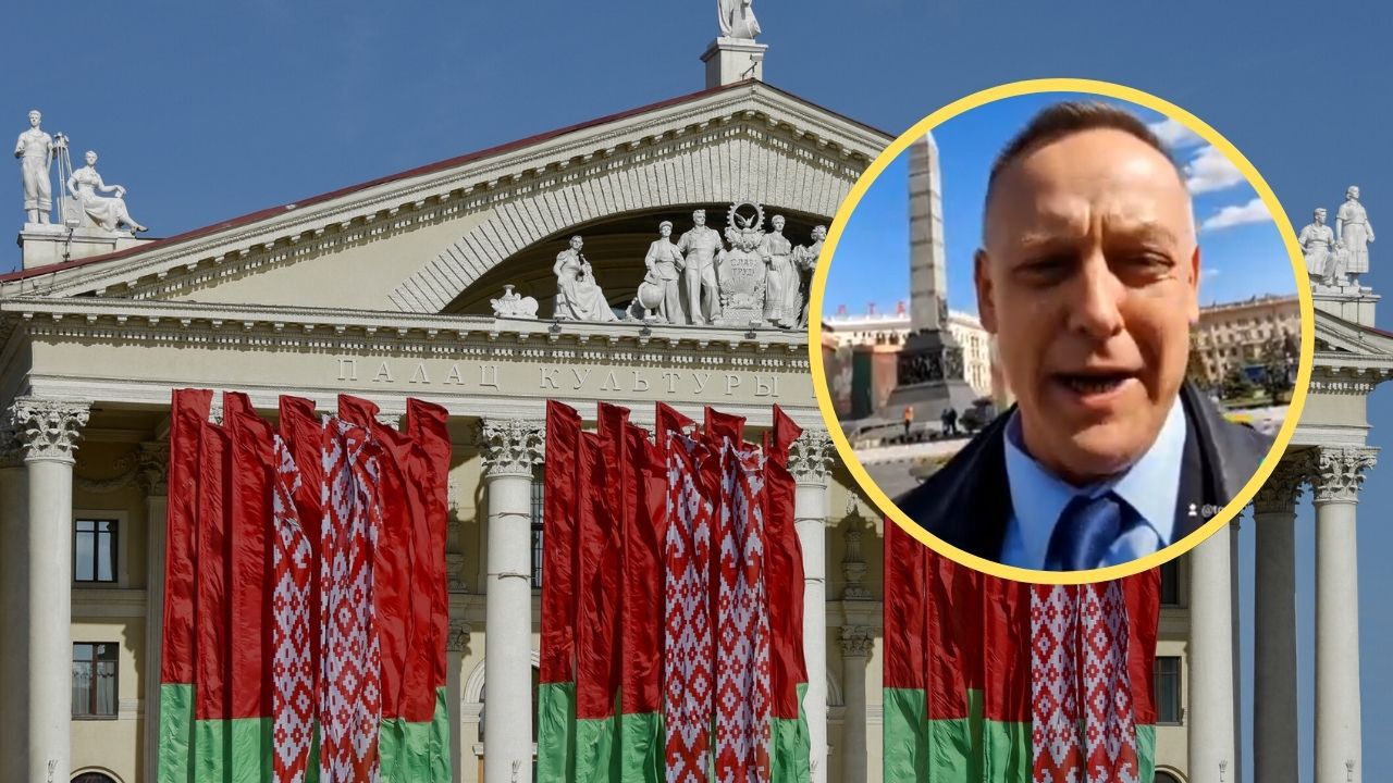 Szmydt nagrał film z Białorusi. Wideo trafiło do sieci