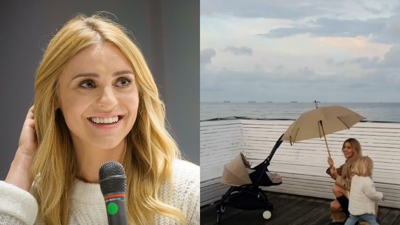 Kasia Tusk pozuje z wózkiem za niecałe 3 tysiące