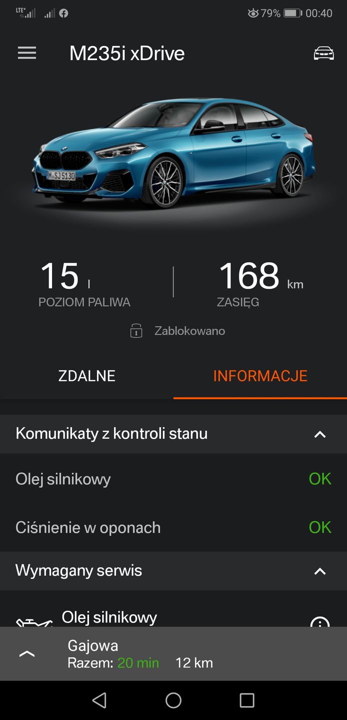 BMW M235i Gran Coupe: Aplikacja BMW Connected, system info-rozrywki i audio Harman Kardon 9