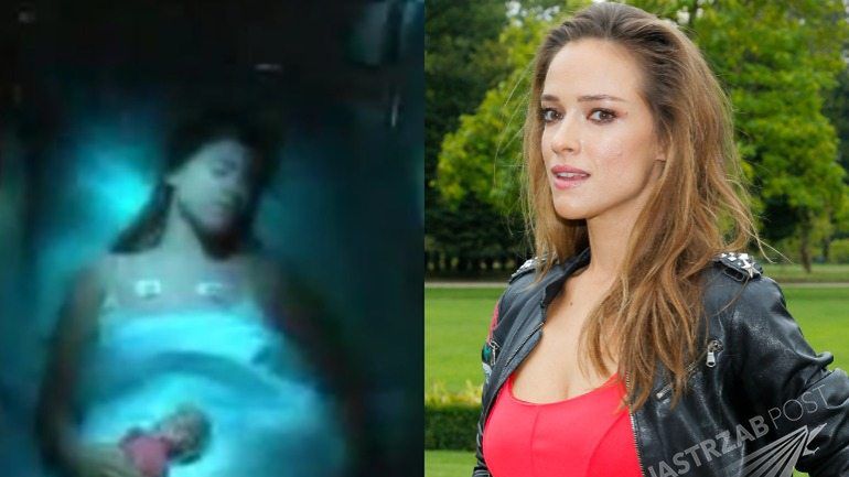 Alicja Bachleda-Curuś w teledysku zespołu "Łzy"