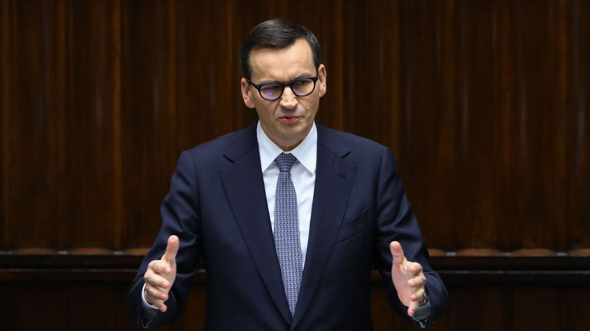 Na zdjęciu: premier Mateusz Morawiecki