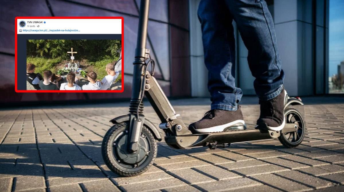 Tragiczny wypadek 15-letniego Kuby na hulajnodze. Czekał na paczkę z kaskiem