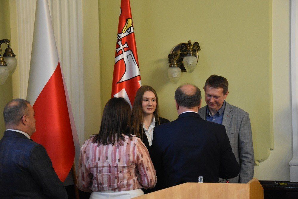 Gratulacje od członków Zarządu Powiatu Wągrowieckiego