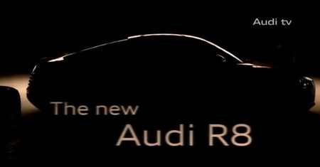 2013 Audi R8 dojrzało do faceliftingu - pierwszy teaser [wideo]