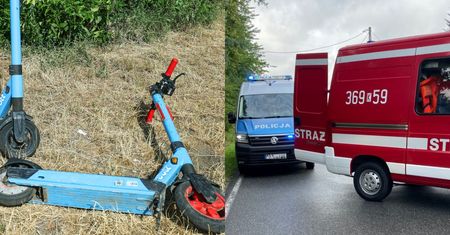 11-latek na hulajnodze zmarł na miejscu. Tragiczny wypadek w Olszynach