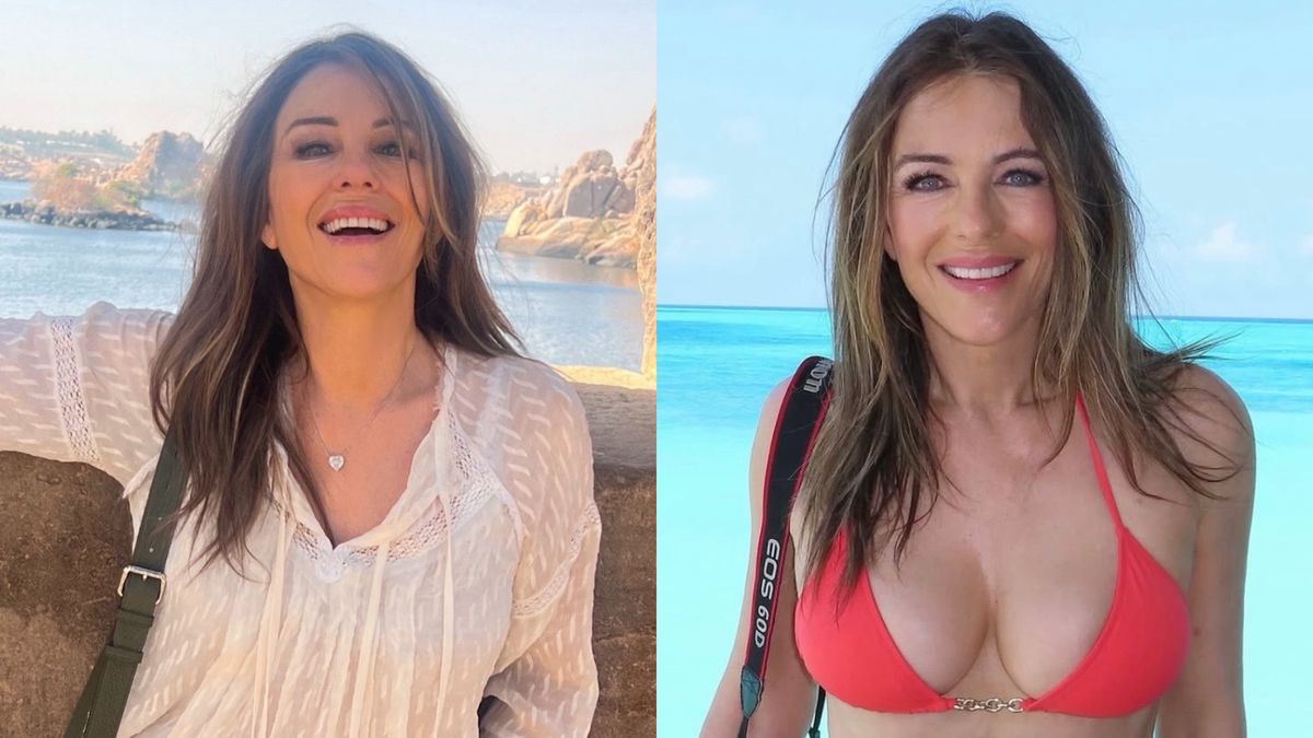 Elizabeth Hurley chwali się formą