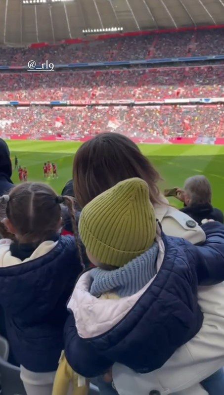 Anna Lewandowska kibicuje Robertowi Lewandowskiemu