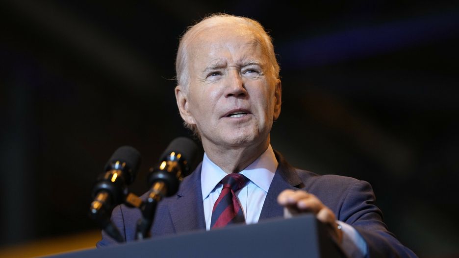 Temporary
President Joe Biden speaks at a shipyard in Philadelphia, Thursday, July 20, 2023. Biden is visiting the shipyard to push for a strong role for unions in tech and clean energy jobs. (AP Photo/Susan Walsh)
Susan Walsh