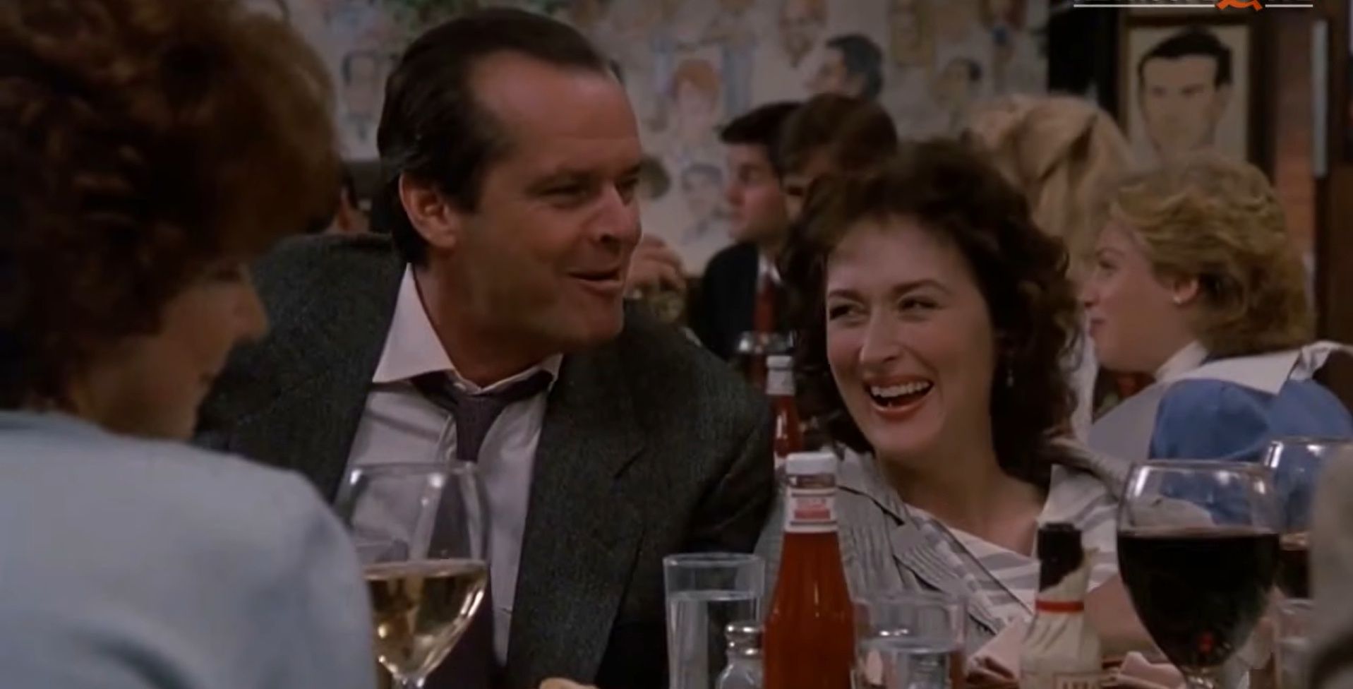 Jack Nicholson i Meryl Streep w filmie "Zgaga"