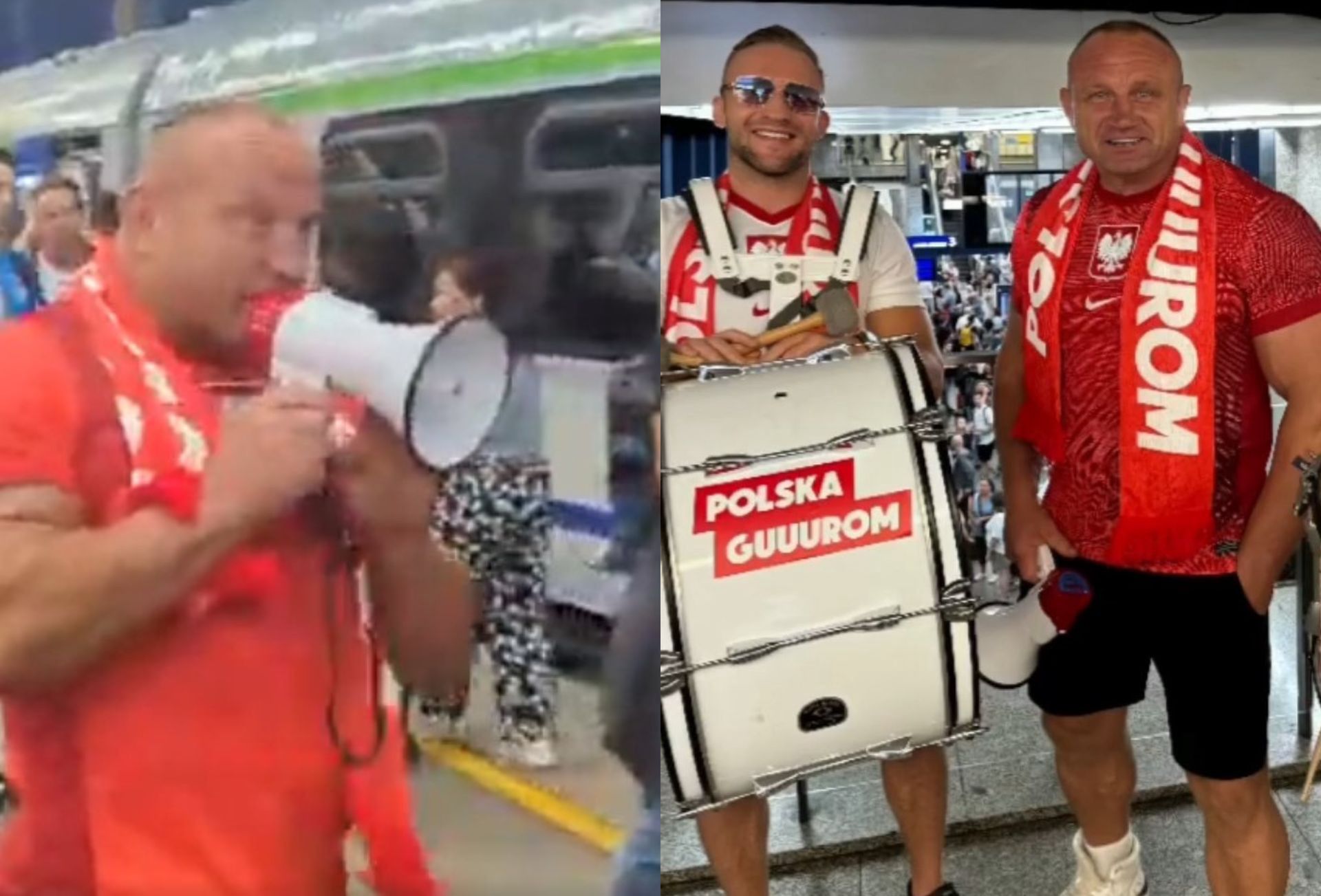 Pudzianowski przejął dworzec PKP w stolicy. Co za sceny!