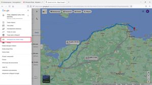 Google Maps: wybieramy udostępnij lub umieść mapę