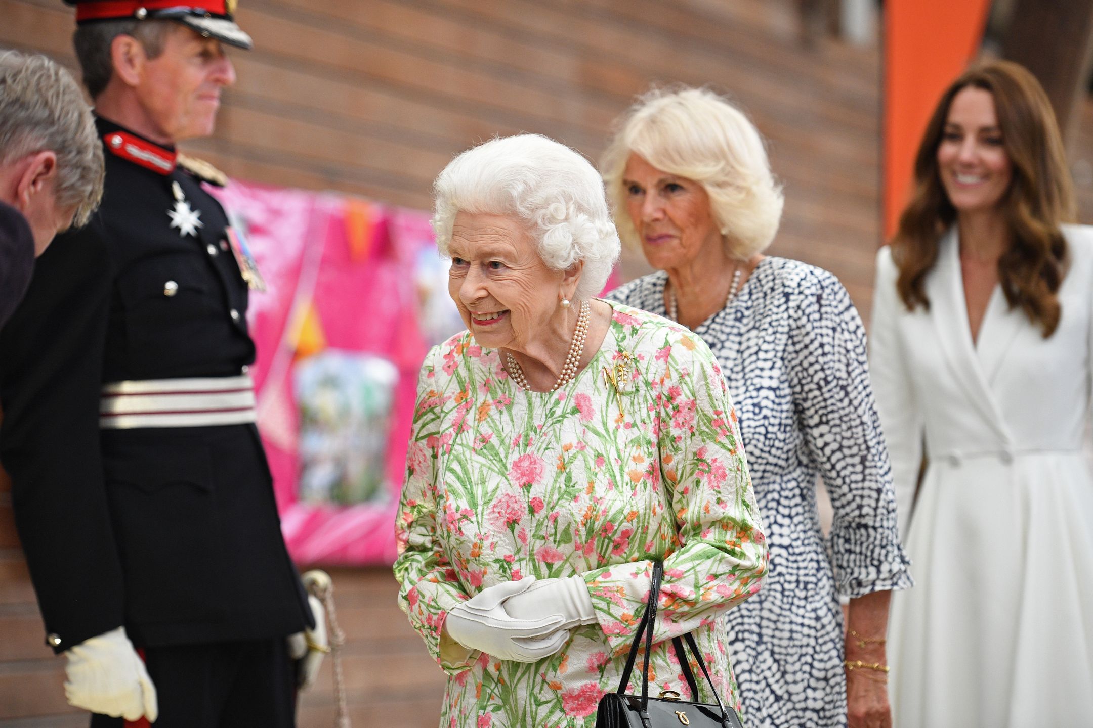 Królowa Elżbieta, księżna Kate i księżna Camilla