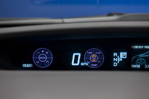 Toyota Prius - wyświetlacz