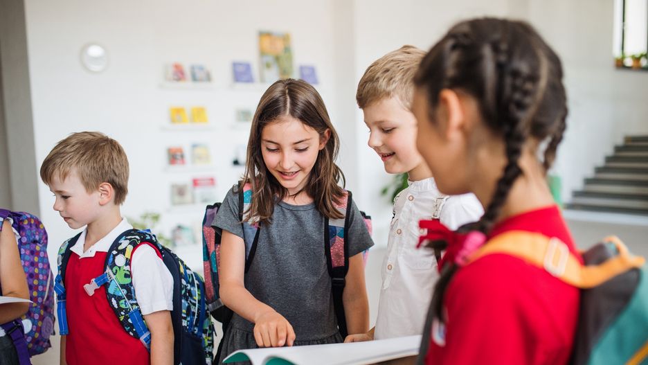 dzieci, szkoła, klasa, nauka