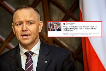 Pomylili prezydentów. Takie zdjęcie w senegalskich mediach