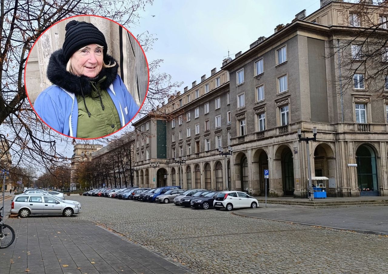 Anna Zaucha sprzedaje obwarzanki tuż przy placu Centralnym w Krakowie