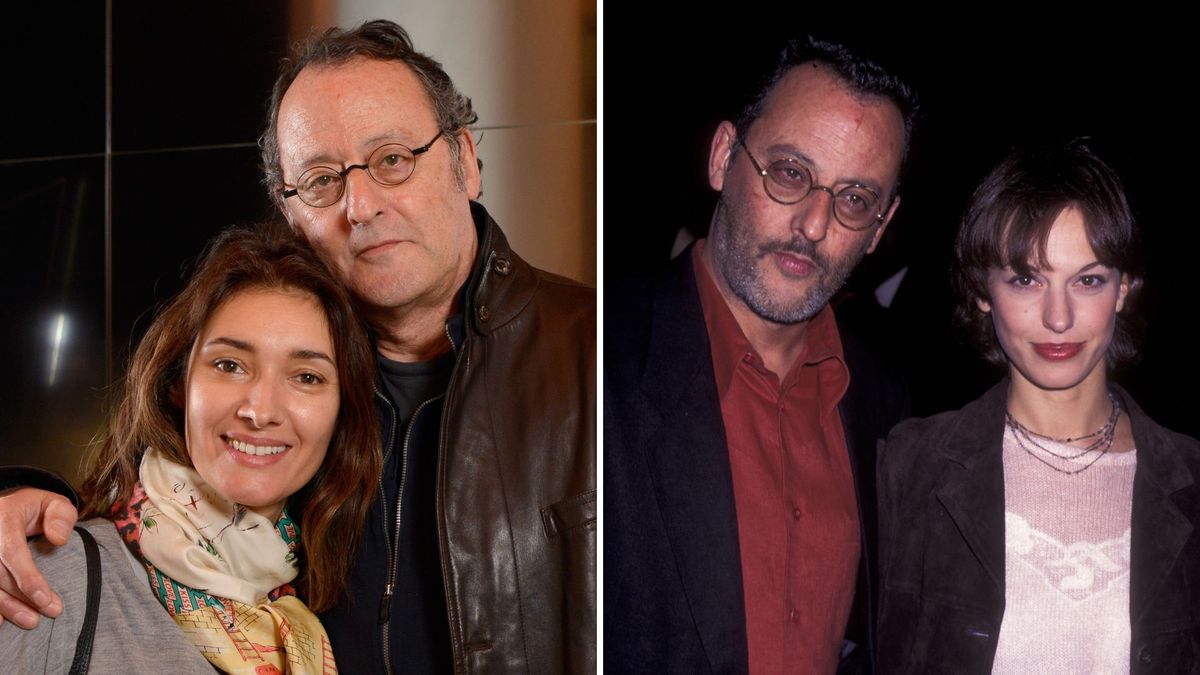 Jean Reno z 3.żoną, Zofię Borucką i 2.żoną, Nathalie Dyszkiewicz