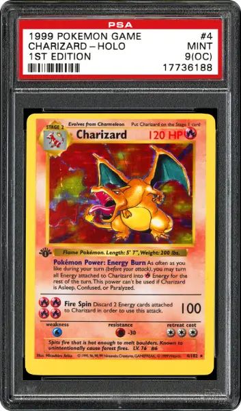 Charizard 1st Edition Shadowless Base Set