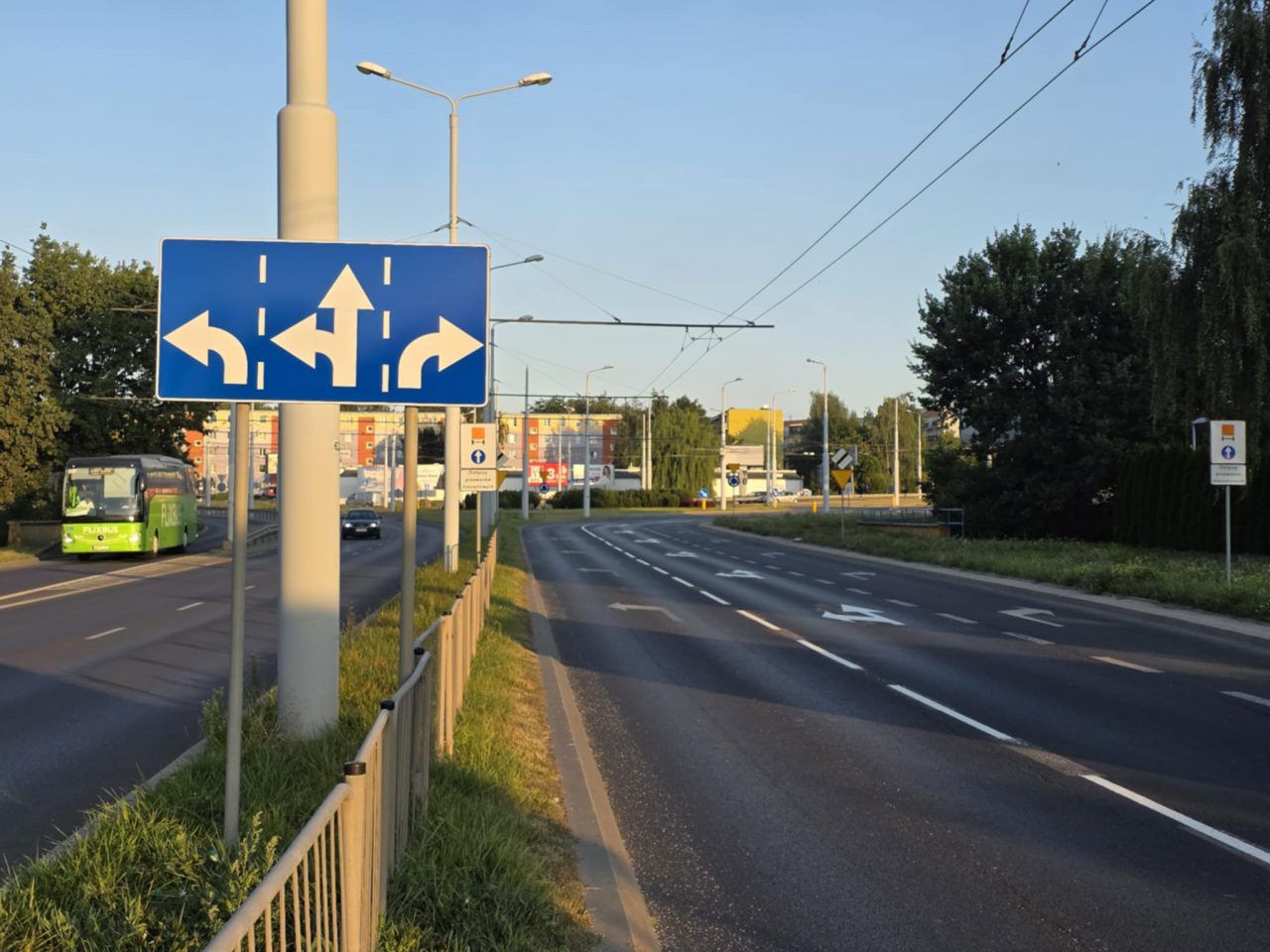 Lublin: Na rondzie im. Kowcza pojawiły się dwa pasy do skrętu w lewo