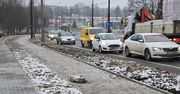 Utrudnienia na ul. Diamentowej potrwają dłużej. Ruch wahadłowy do 15 lutego