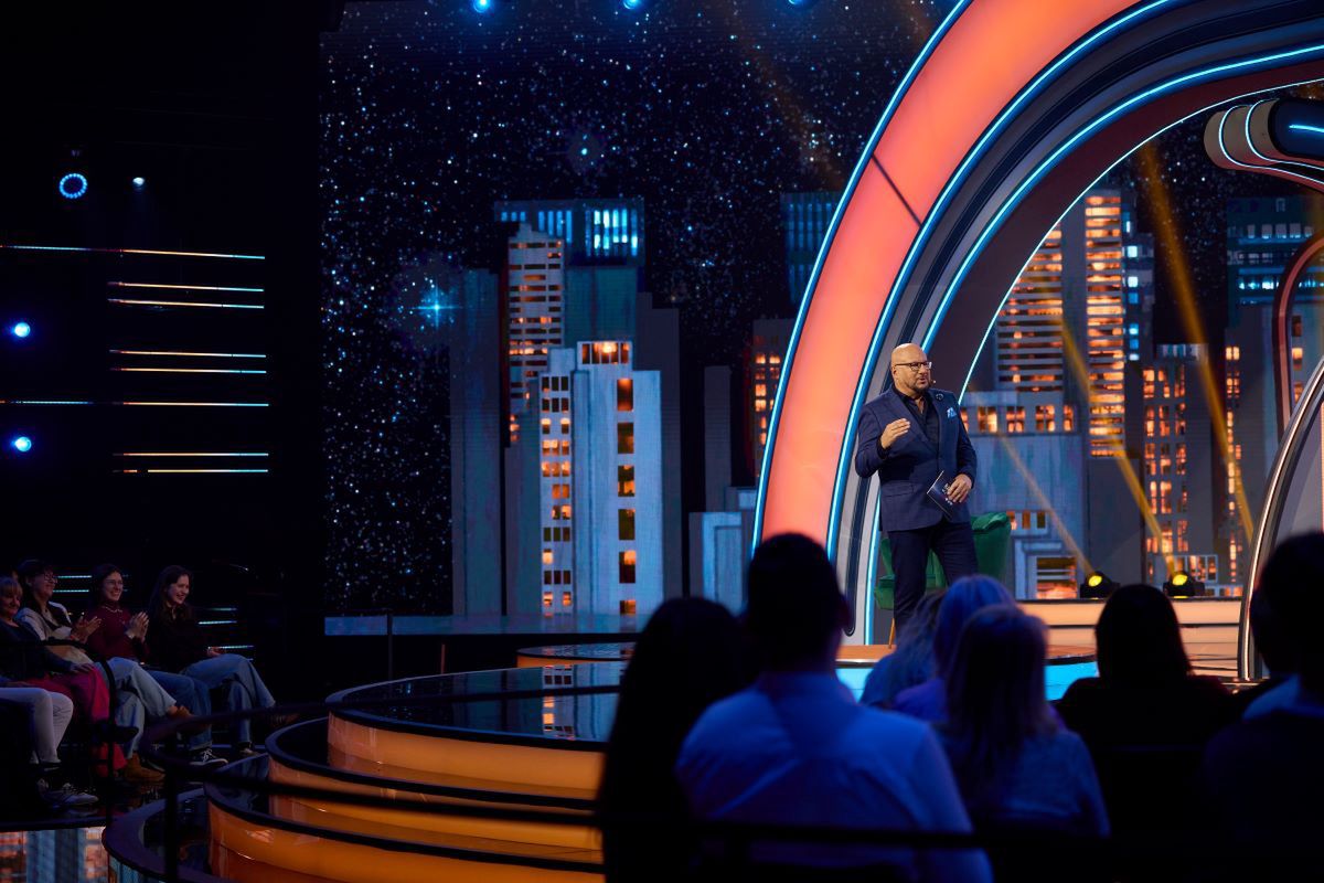 Zdjęcie z planu programu "Randka w ciemno" 