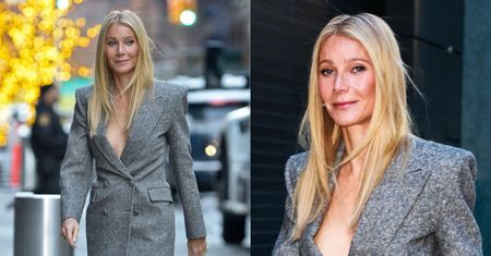 Pozbawiona stanika Gwyneth Paltrow maszeruje do studia "Good Morning America" (ZDJĘCIA)
