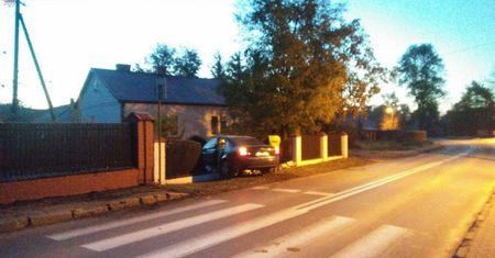 Mełgiew: Jazdę zakończył na ogrodzeniu