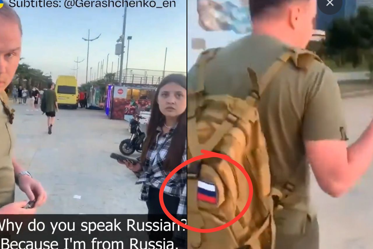 Russian tourist in Georgia sparks outrage with flag display