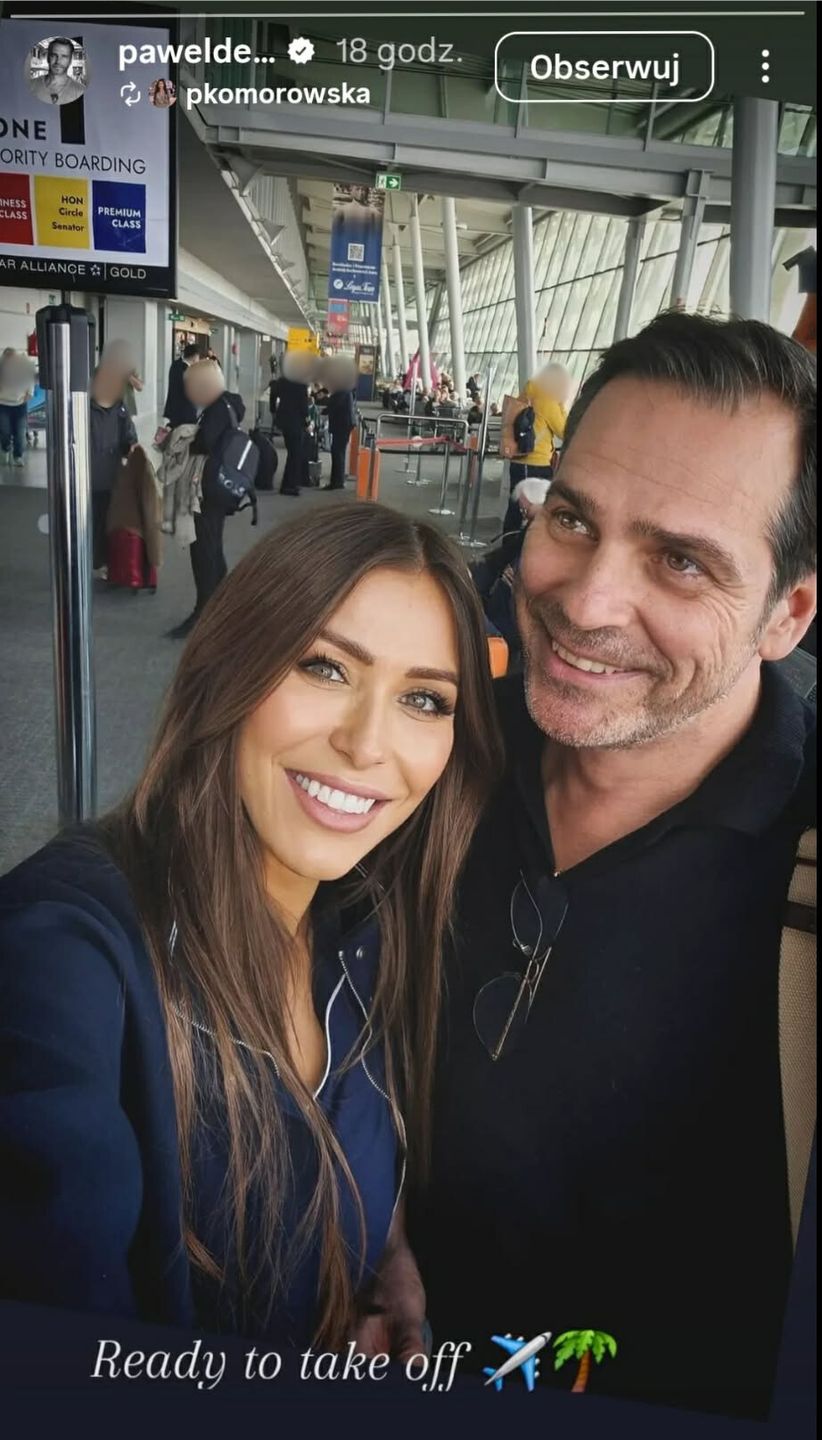 Paweł Deląg z ukochaną