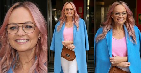 Wiosenna Emma ze Spice Girls czaruje fotografów uśmiechami
