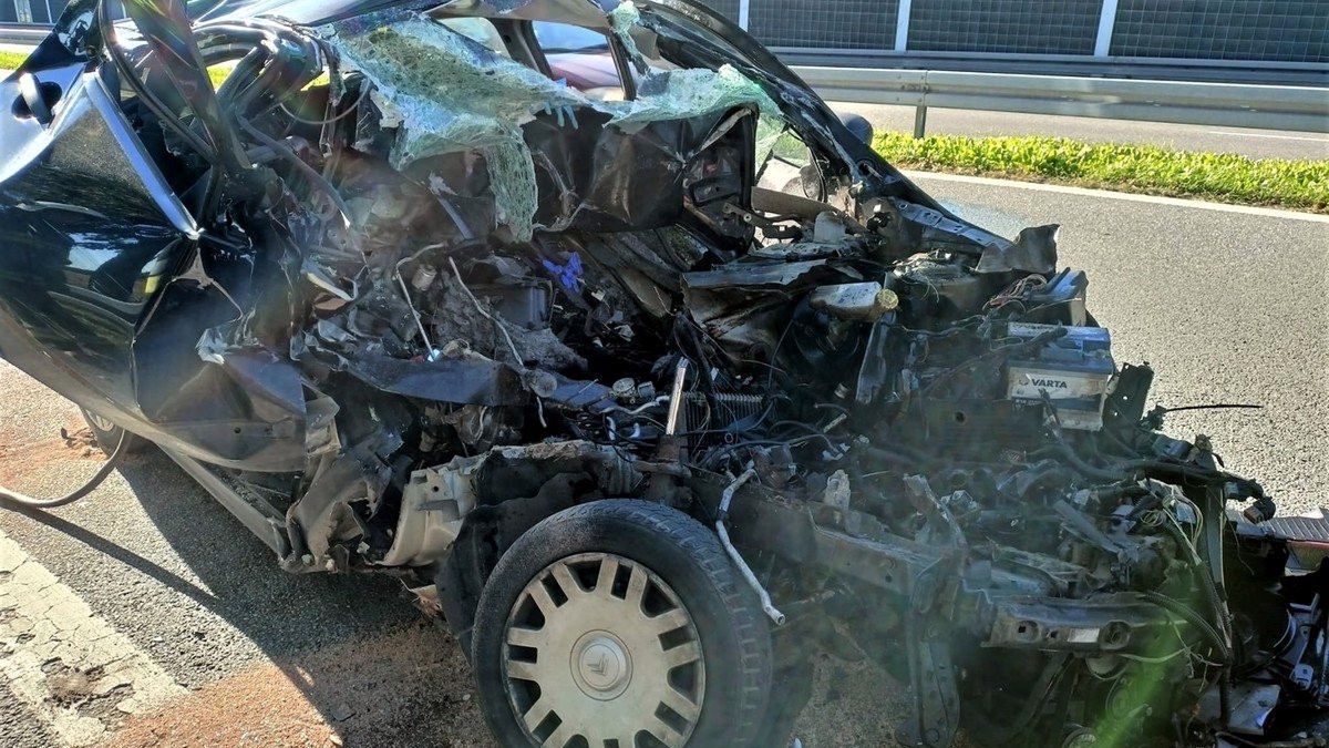 Wypadek wyglądał przerażająco