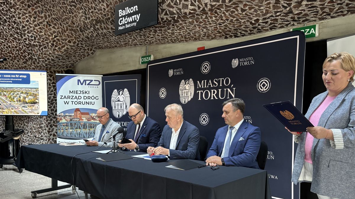Kolejny krok do budowy Trasy Średnicowej Północnej w Toruniu.
