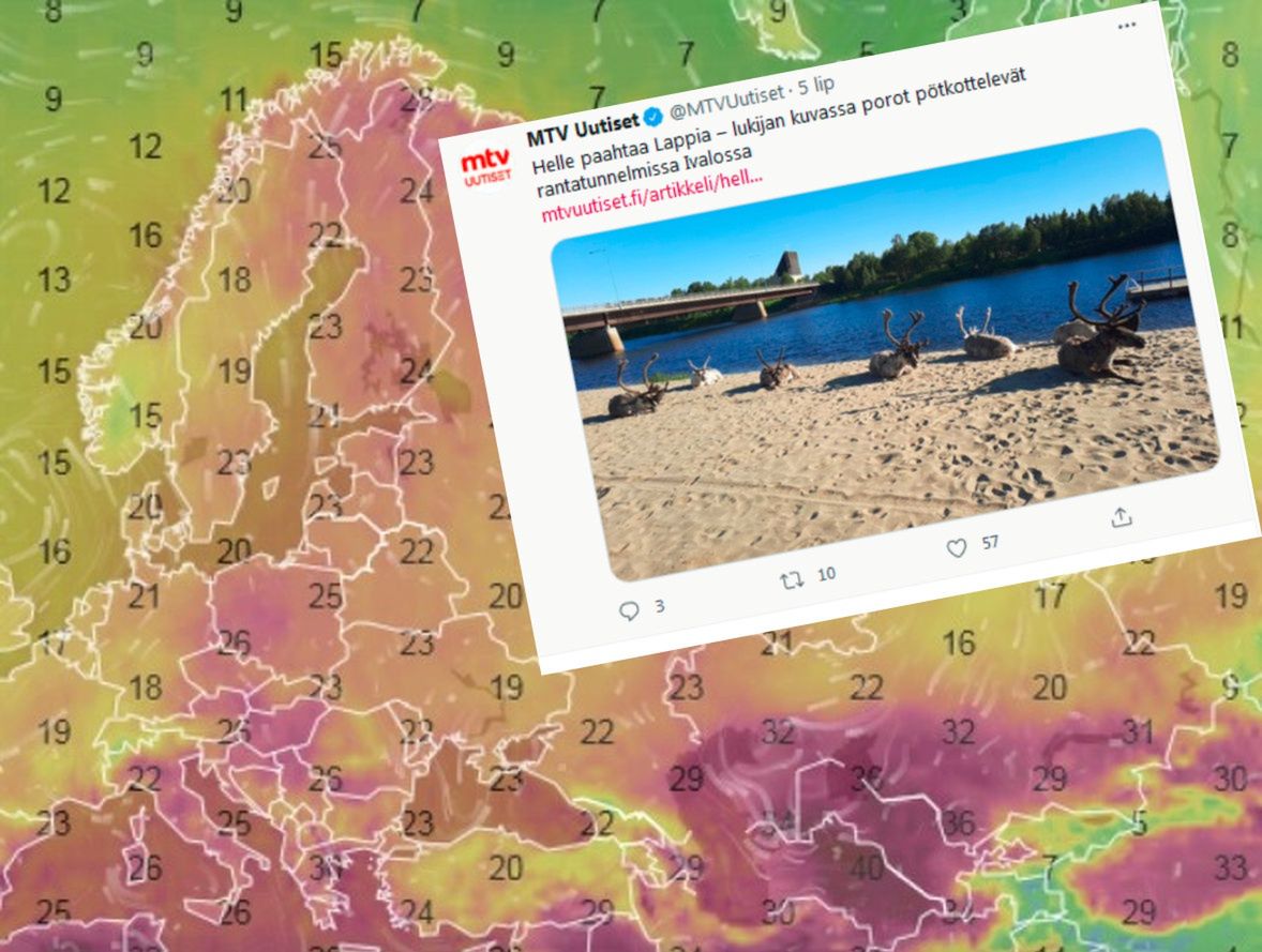 Pogoda szaleje. Renifery na plaży, śnieg w Ameryce Południowej, susza w Kalifornii