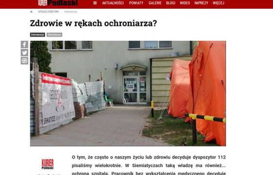 Sąd oddalił powództwo szpitala przeciwko lokalnej gazecie