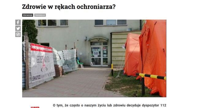 Sąd oddalił powództwo szpitala przeciwko lokalnej gazecie