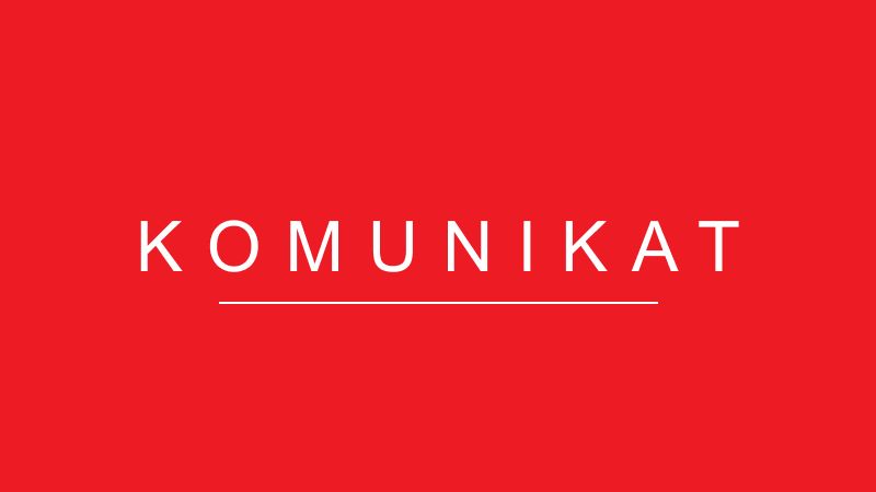Komunikat.