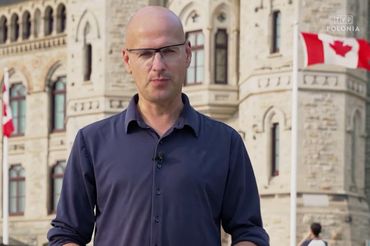 Kadr z "Przystanku Ameryka" w TVP Polonia