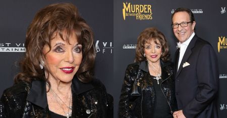 92-letnia Joan Collins bryluje na premierze filmu w towarzystwie młodszego o 32 lata męża (ZDJĘCIA)