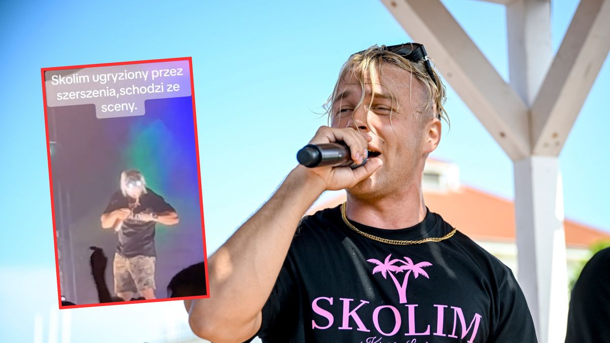 Skolim został ugryziony przez szerszenia. Zszedł ze sceny 