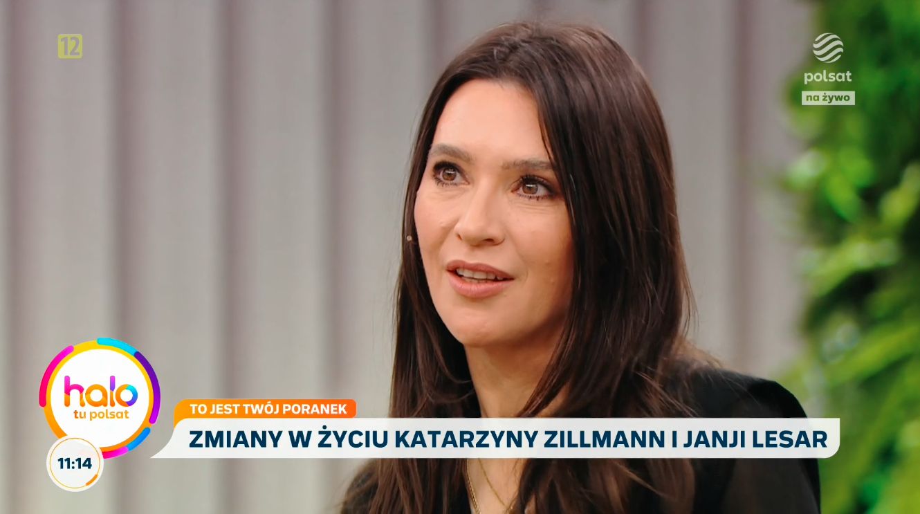 Janja Lesar w "Halo tu Polsat"