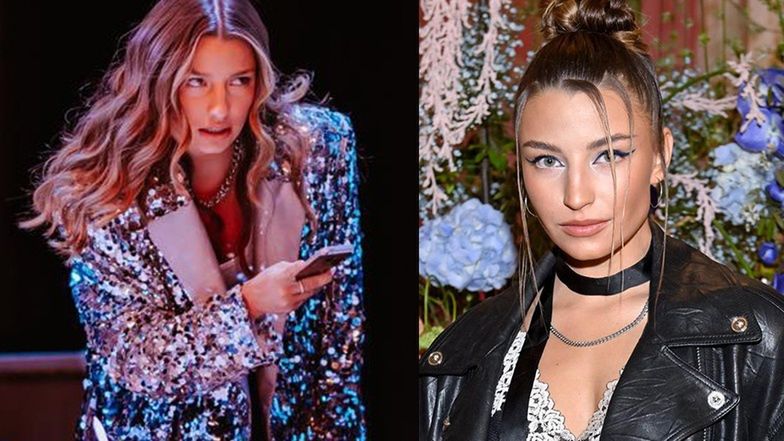 Julia Wieniawa w kosztownej kurtce na evencie marki bielizny