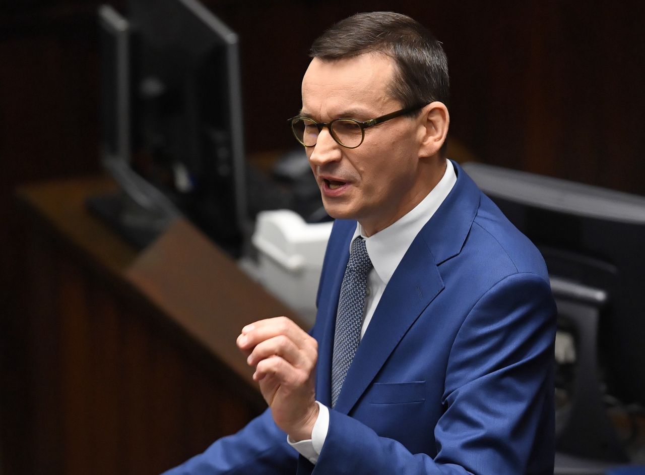 Mateusz Morawiecki broni prezesa Jarosława Kaczyńskiego. "Czasami muszą paść takie męskie słowa"