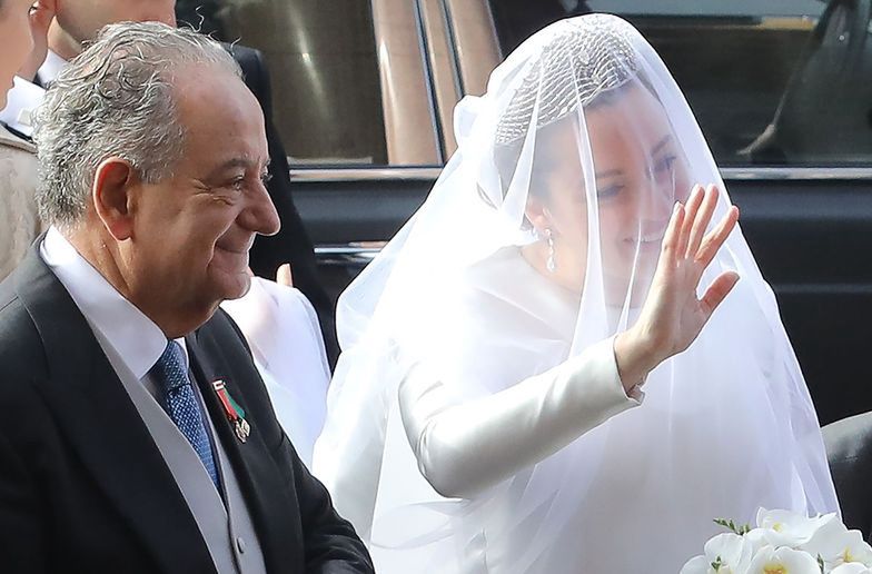 Pannę młodą do ołtarza poprowadził Roberto Bettarini, jej ojciec 