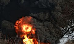 Maszyny nadlatują od wczoraj. Jeden z największych ataków podczas wojny