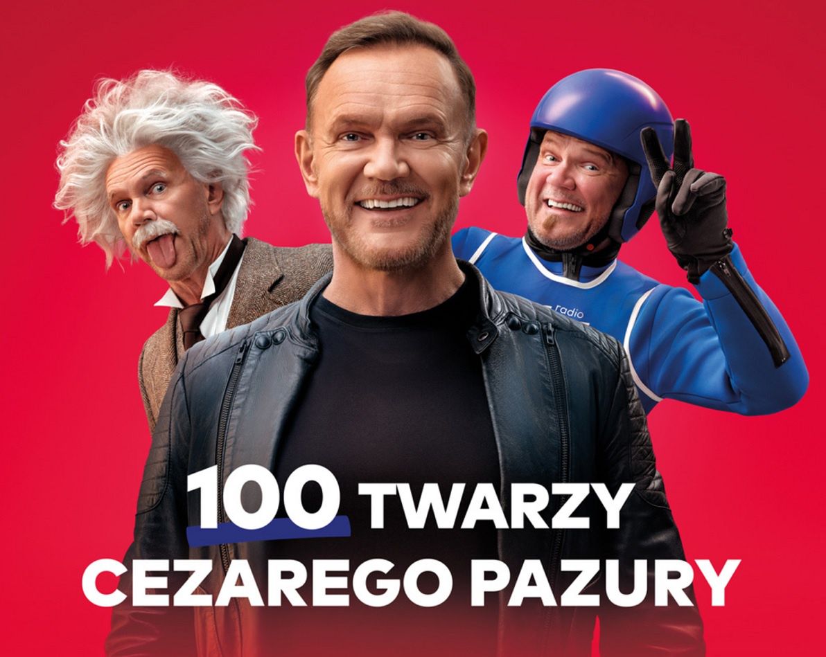 Cezary Pazura pokazuje "100 twarzy" w zabawie antenowej Radia ZET