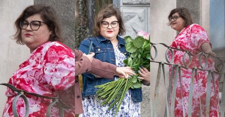 Dominika Gwit wita wiosnę wachlarzem min, wyginając się na balkonie (ZDJĘCIA)