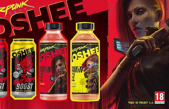 Napoje Oshee Cyberpunk 2077 trafiają do sprzedaży